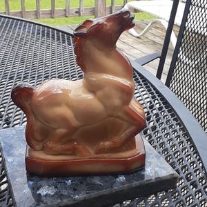 Awesome vintage chocolate horse made by Boyd